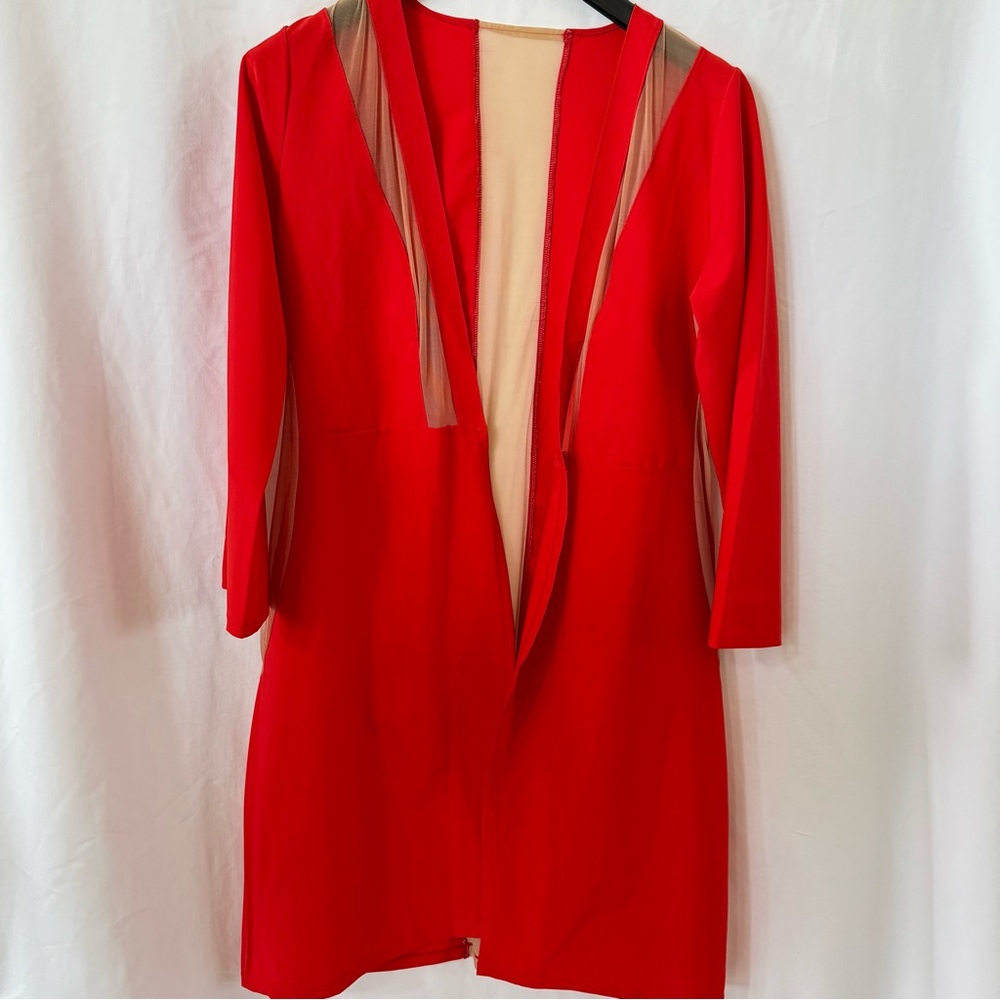 Vibrant Red Women's Robe